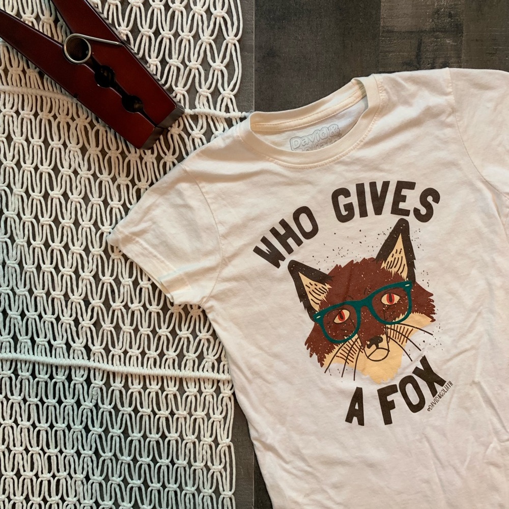 David & Goliath "Who Gives a Fox" Graphic Tee